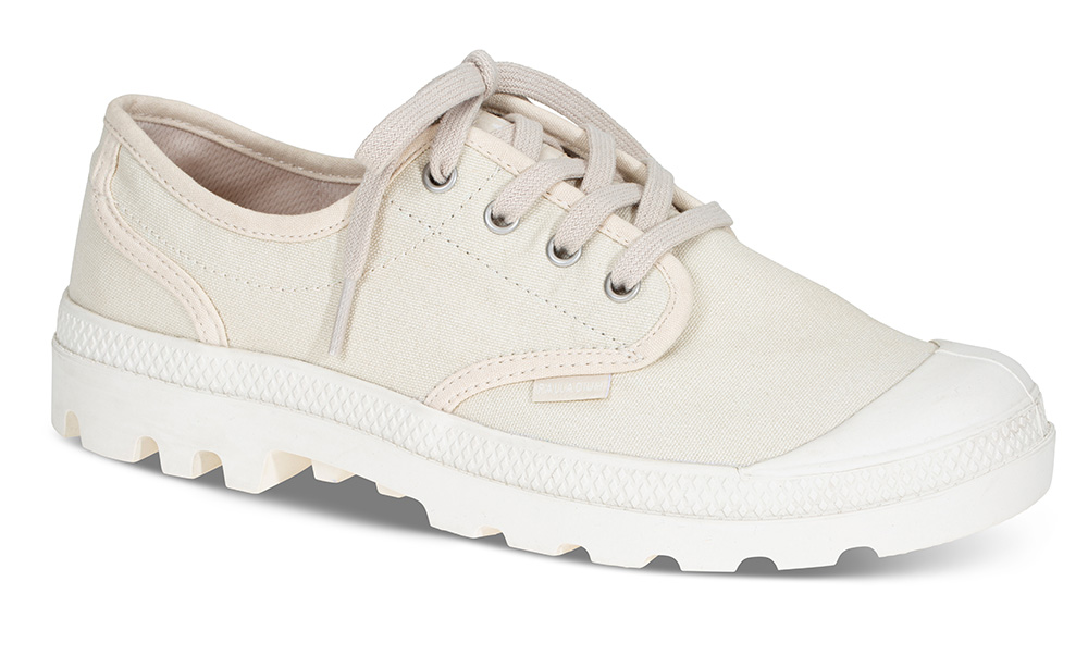 Pampa Oxford 02351 offwhite herre - Størrelse 42 | Palladium | | Herresko i Tekstil