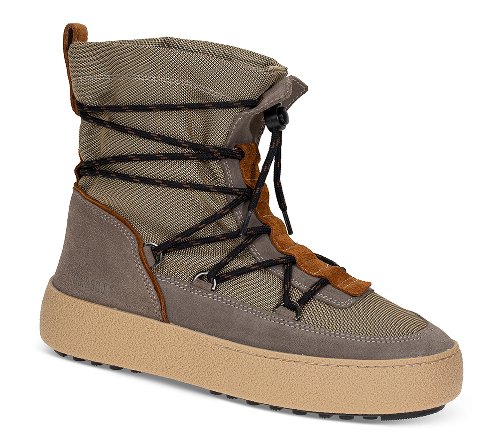 Moon Boot Vintersko Mb Mtrack Citizen - Størrelse 43 Vintersko | Herresko i Semsket skinn | Vannavvisende | Grå