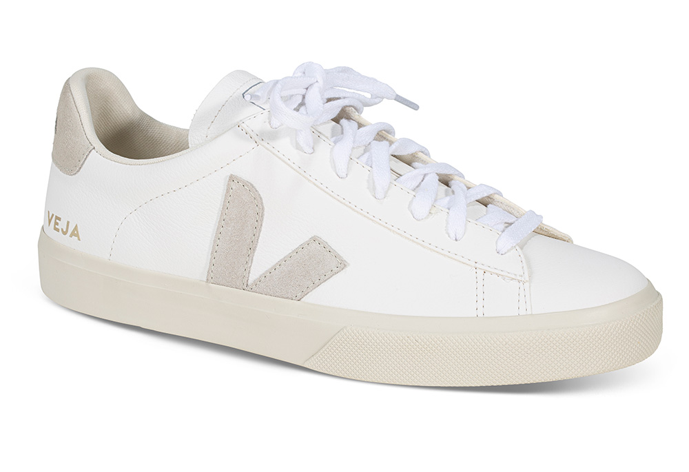 Veja Campo Herre CP052Størrelse 429A H - Størrelse 45 Sneaker | Herresko i Tekstil | Hvit
