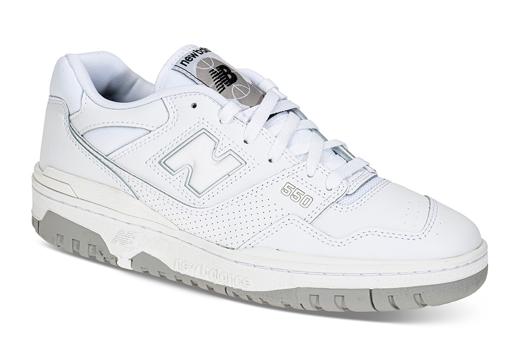 Sneakers herre BB550PB1 - Størrelse 43 | New Balance | | Herresko i Kunstmateriale | Hvit