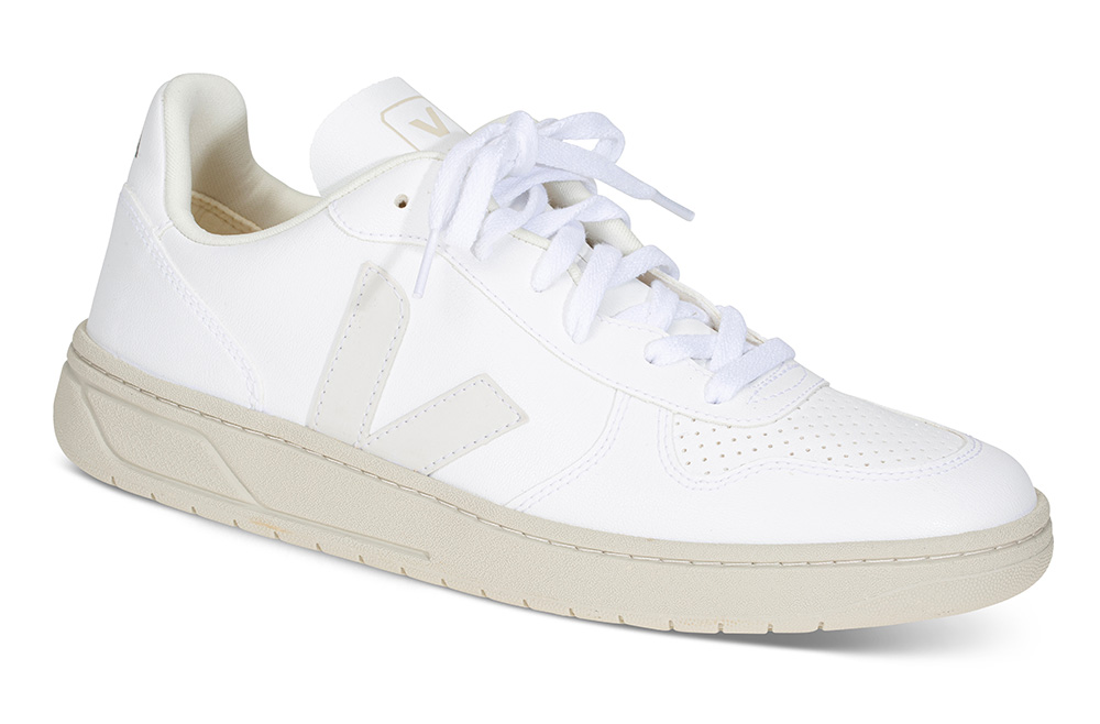 Veja Sneakers V10 CWL VX070289 herre - Størrelse 43 Sneaker | Herresko i Kunstmateriale | Hvit | Vegansk sko