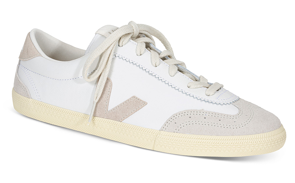 Veja Volley leather VO200Størrelse 3852 Herre - Størrelse 45 Sneaker | Herresko i Tekstil | Hvit