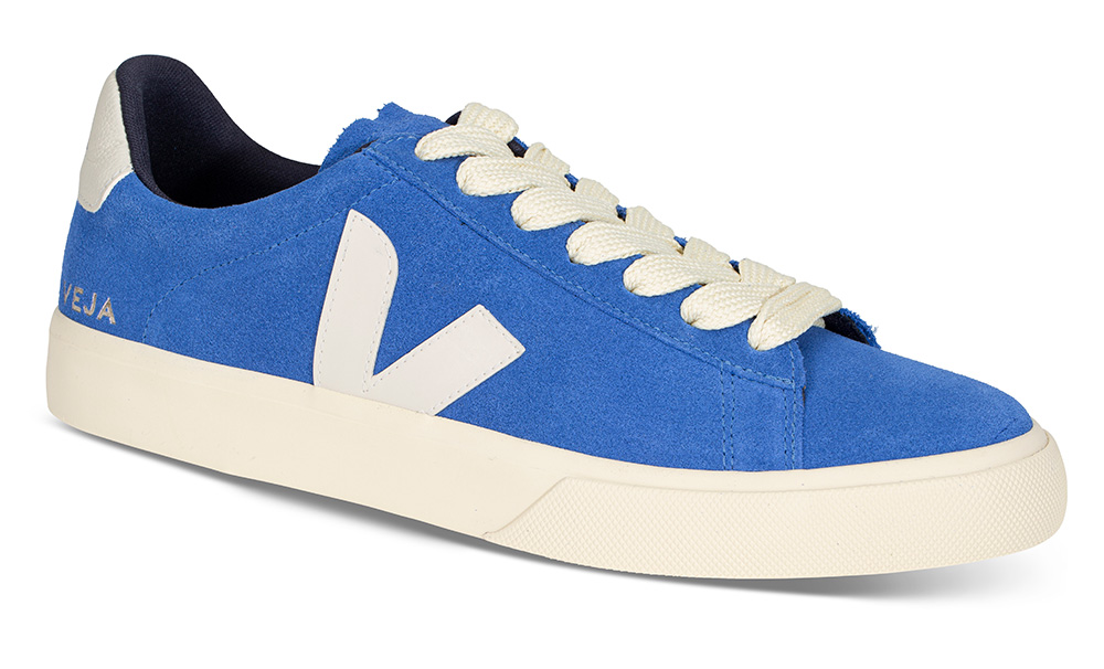 Veja Sneakers Campo Bold CP0320523 herre blå - Størrelse 42 Sneaker | Herresko i Semsket skinn