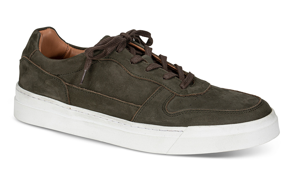 Sneakers Sneakers Karkin herre grønn - Størrelse 44 Lille Vinkel Sko | Herresko i Nubuck