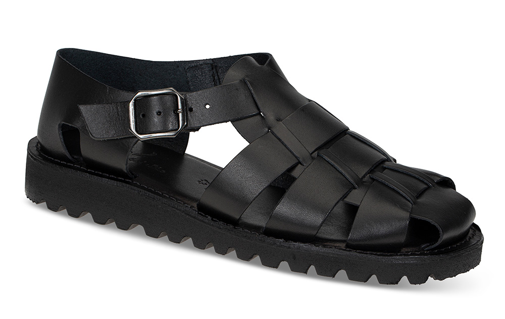 Sandaler Sandal 300 H sort - Størrelse 41 Lille Vinkel Sko | Herresko i Glatt skinn