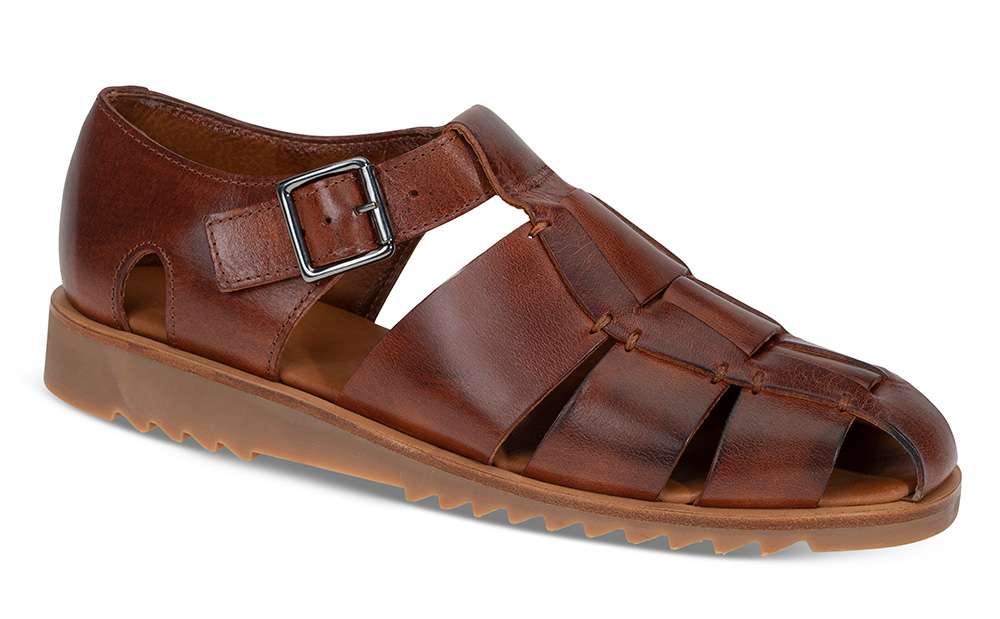 Pacific 123317 - Størrelse 43 | Paraboot | Sandaler | Herresko i Skinn | Brun