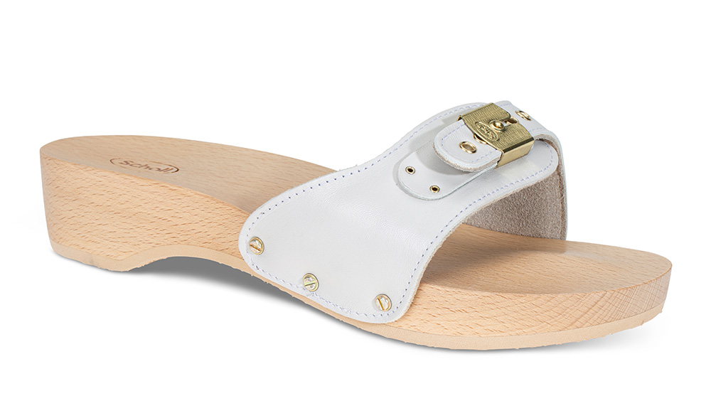 Pescura Heel white - Størrelse 37 | Scholl | | Damesko i Glatt skinn | Hvit