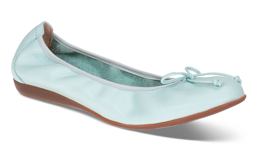 Ballerina A112 blå - Størrelse 42 | Wonders | Ballerinasko | Damesko i Glatt skinn
