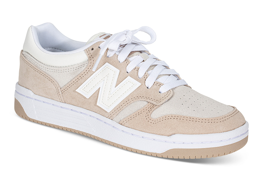 Sneakers BB480LEA beige - Størrelse 36 | New Balance | | Damesko i Semsket skinn