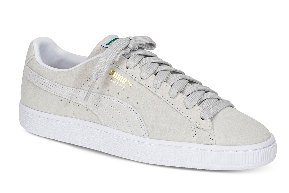 Puma Classic Suede Basket dame grå - Størrelse Størrelse 41,5 | Damesko i Semsket skinn