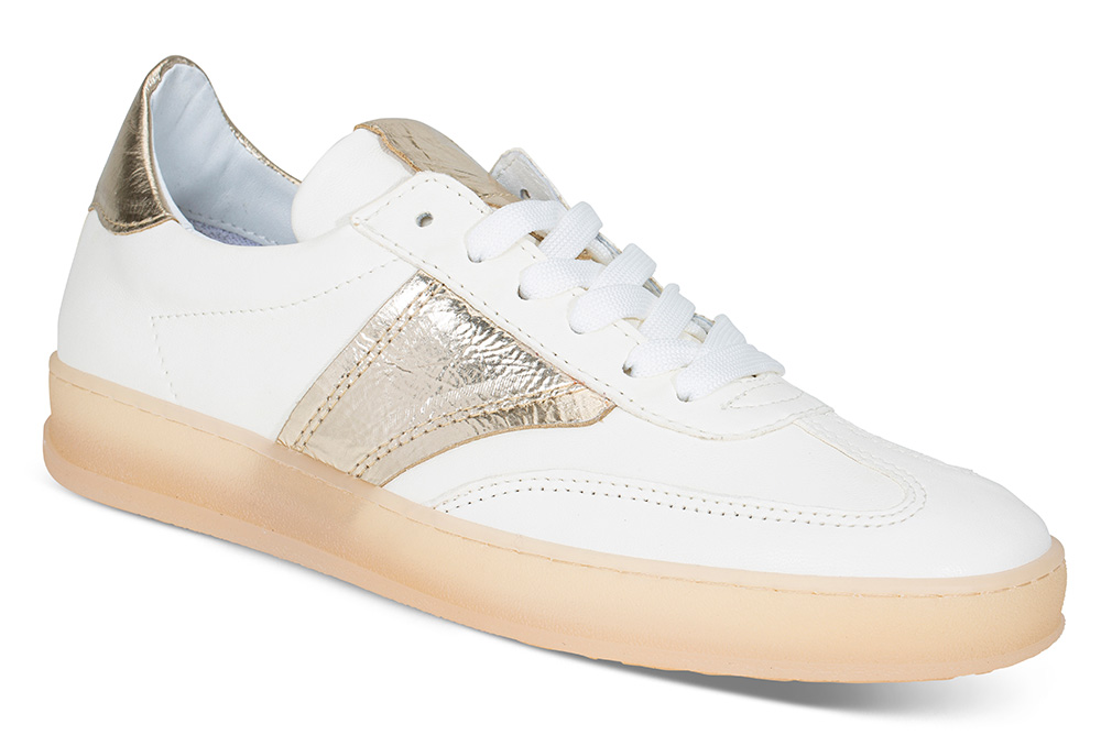 Sneakers Sneakers T9Størrelse 41Størrelse 44 - Størrelse 40 Lille Vinkel Sko | Damesko i Glatt skinn | Hvit