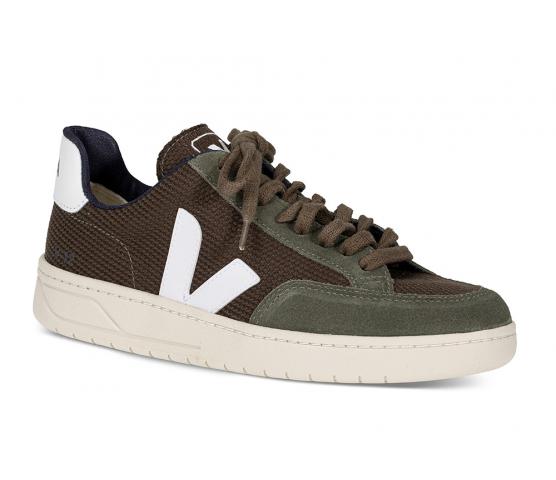 Veja V12 XD1029820 grønn - Størrelse 38 Sneaker | Damesko i Tekstil og skinn | Vannavvisende