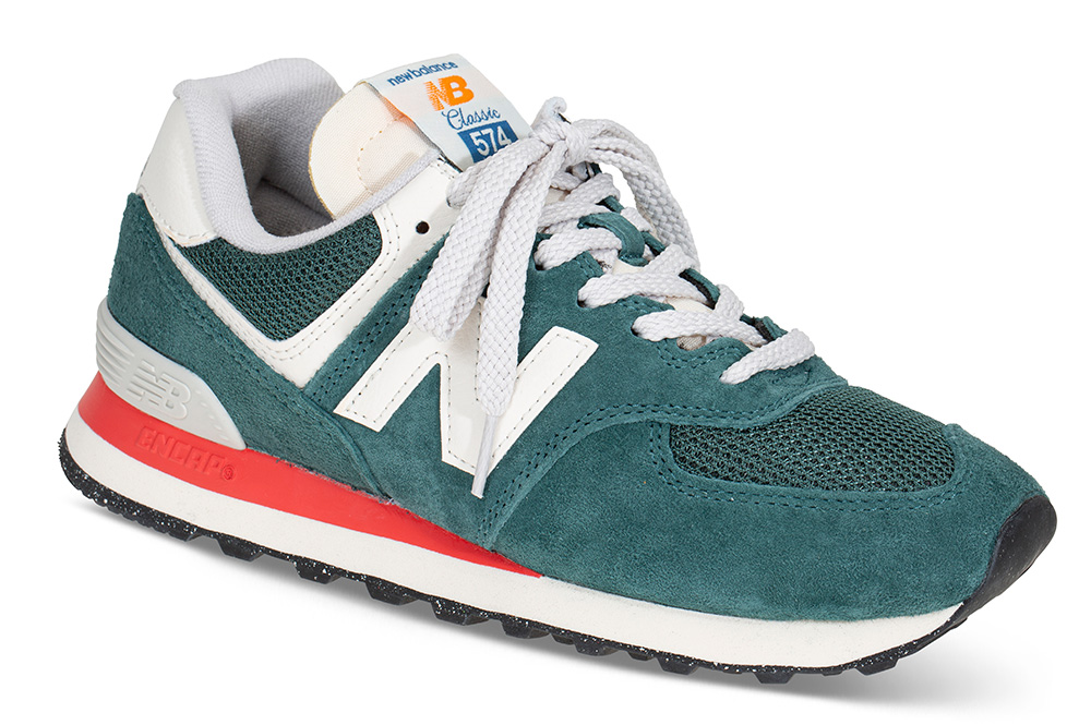Sneaker U574VPG grønn - Størrelse Størrelse 38,5 | New Balance | | Damesko i Semsket skinn