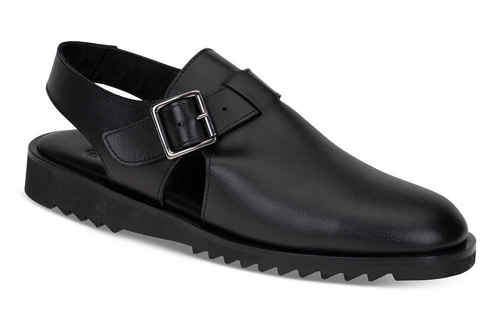 Pacific 214915 - Størrelse 38 | Paraboot | Sandaler | Damesko i Skinn | Sort