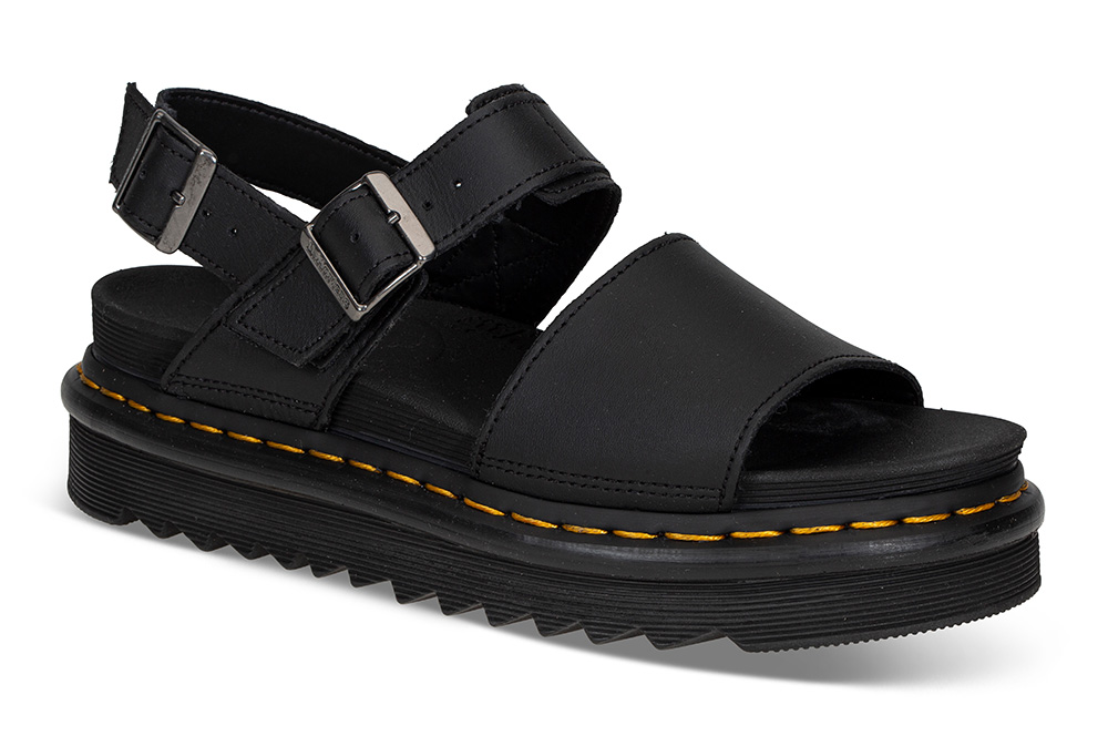 Dr. Martens Sandal Voss 2Størrelse 4233001 sort - Størrelse 39 Sandaler | Damesko i Glatt skinn