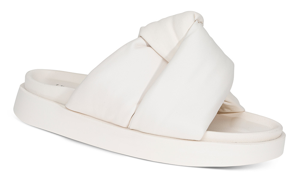 7010Størrelse 40 - Størrelse 36 | Inuikii | Sandaler | Damesko i Glatt skinn/semsket | Ergonomisk formet såle | Offwhite
