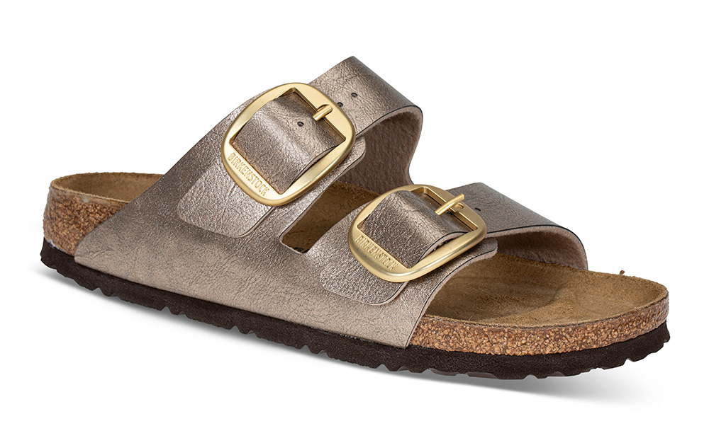 Birkenstock | Arizona Big Buckle 1020882 - Størrelse 37 | Damesko i Kunstmateriale | Ergonomisk formet såle | Beige