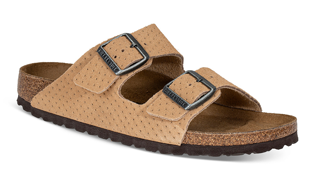 Birkenstock | Arizona 1027066 dots beige - 35 Sandaler | Damesko i Semsket skinn