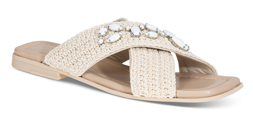 Sandal Wowen Stones 70104 - Størrelse 39 | Inuikii | Sandaler | Damesko i Tekstil | Offwhite