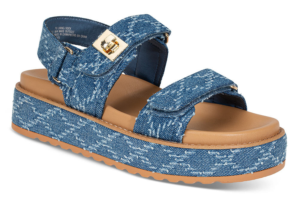 Sandal Bigmona - Størrelse 37 | Steve Madden | Sandaler | Damesko i Tekstil | Blå