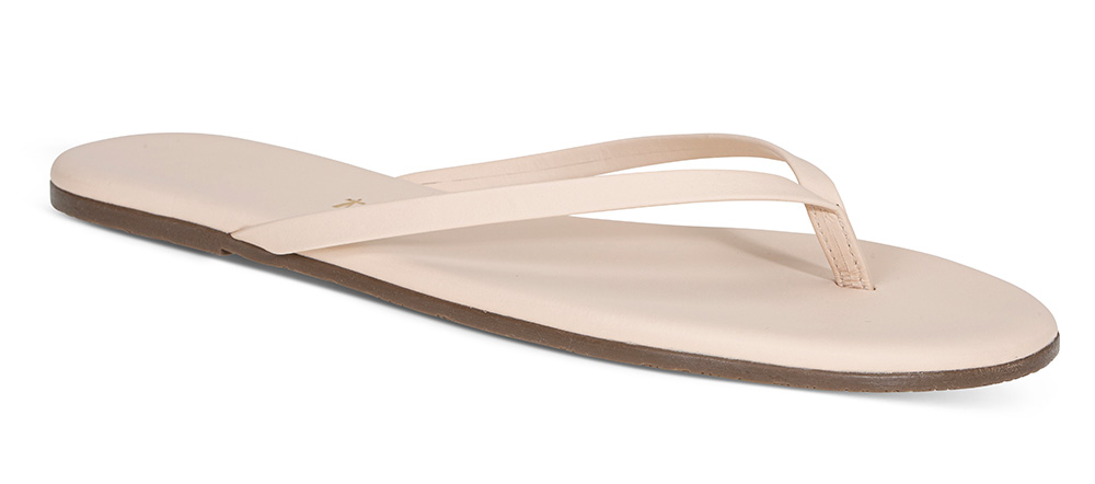 Sandal Lily Foundation linen - Størrelse 41 | Tkees | Sandaler | Damesko i Glatt skinn | Beige
