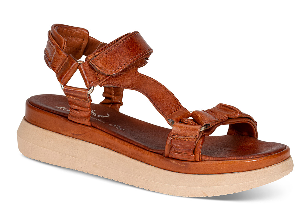 Sandaler Sandal MStørrelse 38028 - Størrelse 37 Lille Vinkel Sko | Damesko i Glatt skinn | Brun