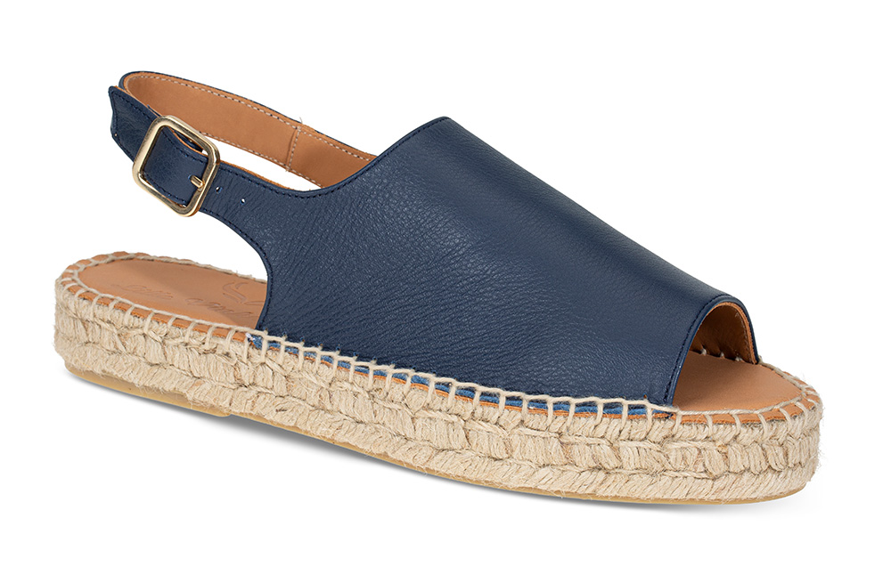 Espadrillos LIL23YU333 navy - Størrelse 38 Lille Vinkel Sko | Damesko i Glatt skinn | Blå