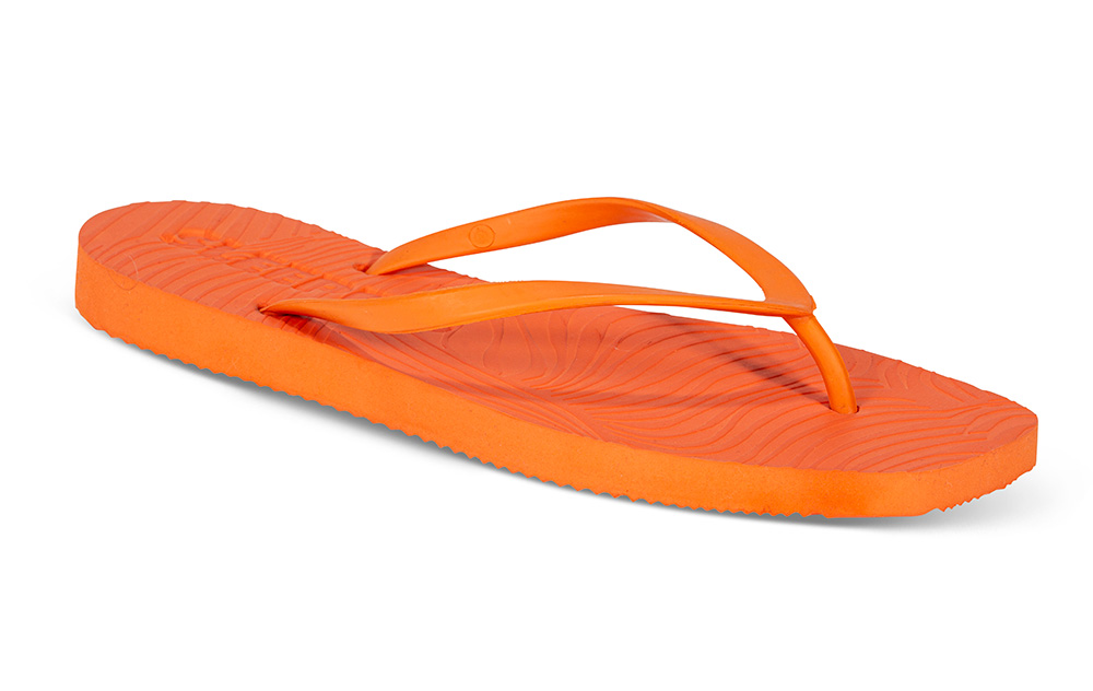 Sleepers Sandal 91008 Tapered - Størrelse 41 | Damesko i Gummi | 100% veganske | Oransje | Vegansk sko