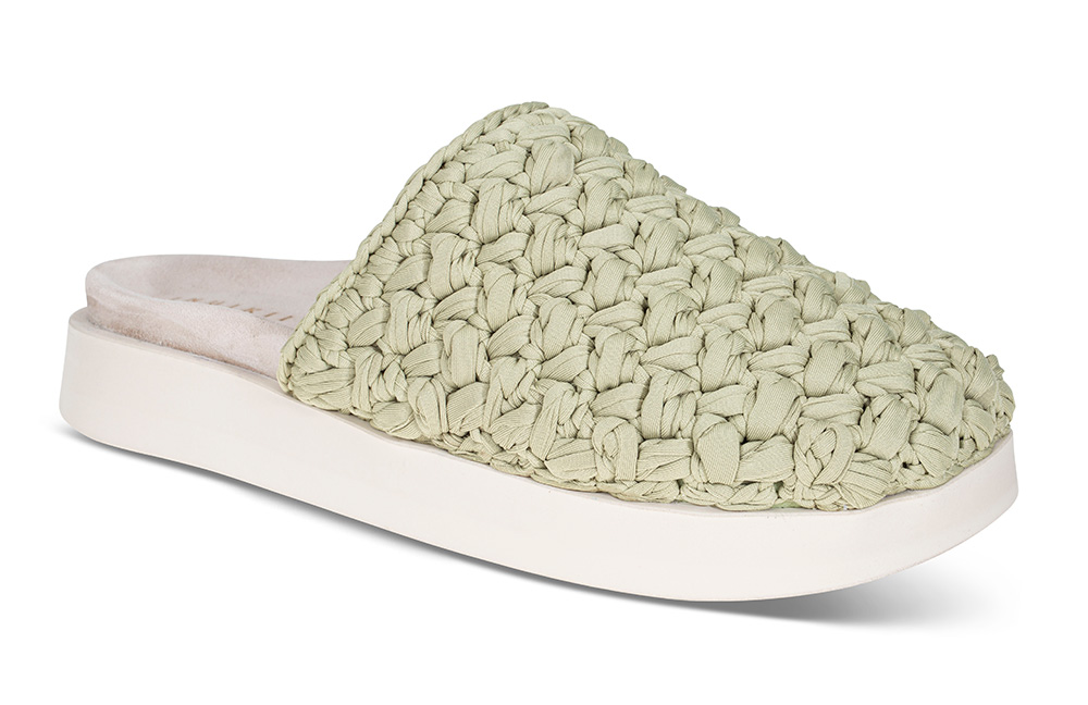 Inuikii Knitted Clog green - Størrelse 39 | Inuikii | Sandaler | Damesko i Tekstil/semsket | Grønn