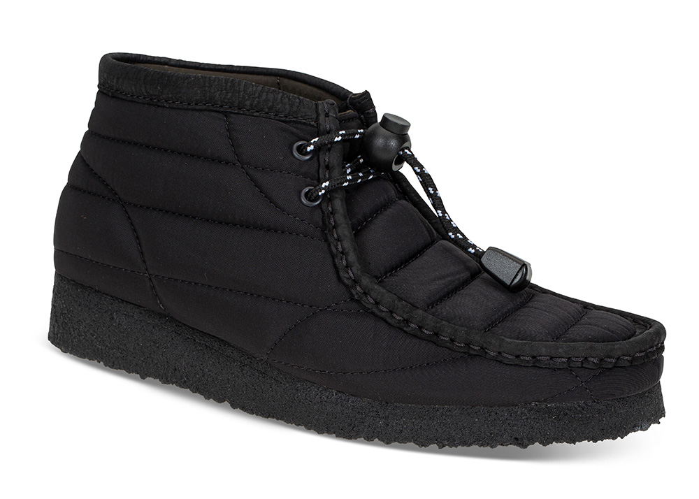 Wallabee Boot Q dame - Størrelse 37 | CLARKS ORIGINALS | | Damesko i Tekstil | Sort