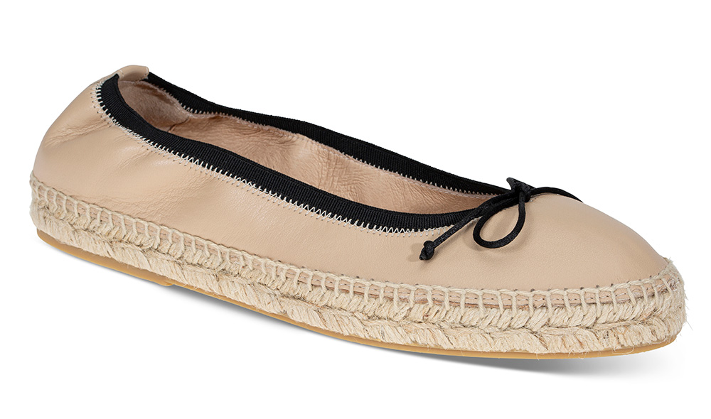 Ballerinasko Espadrillos LIL24YU668 beige - Størrelse 41 Lille Vinkel Sko | Damesko i Glatt skinn