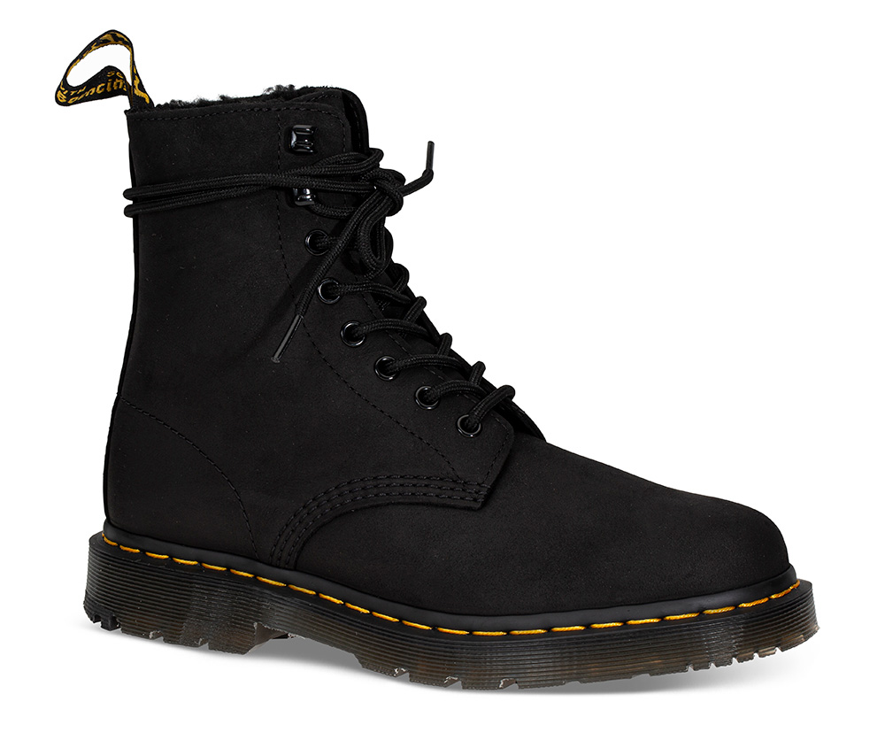 Dr. Martens 1460 Pascal WG 31259001 - Størrelse 41 | Damesko i Nubuck | Vannavvisende | Sort
