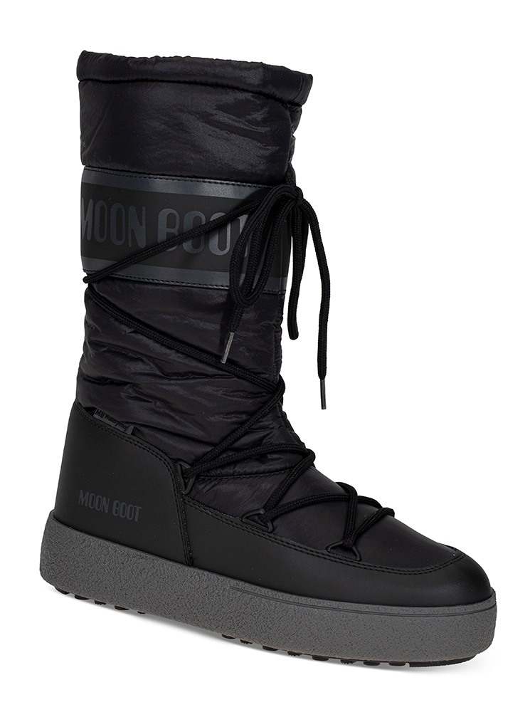 Moon Boot MB Ltrack High - Størrelse 36 Vintersko | Damesko i Tekstil | Vannavvisende | Sort