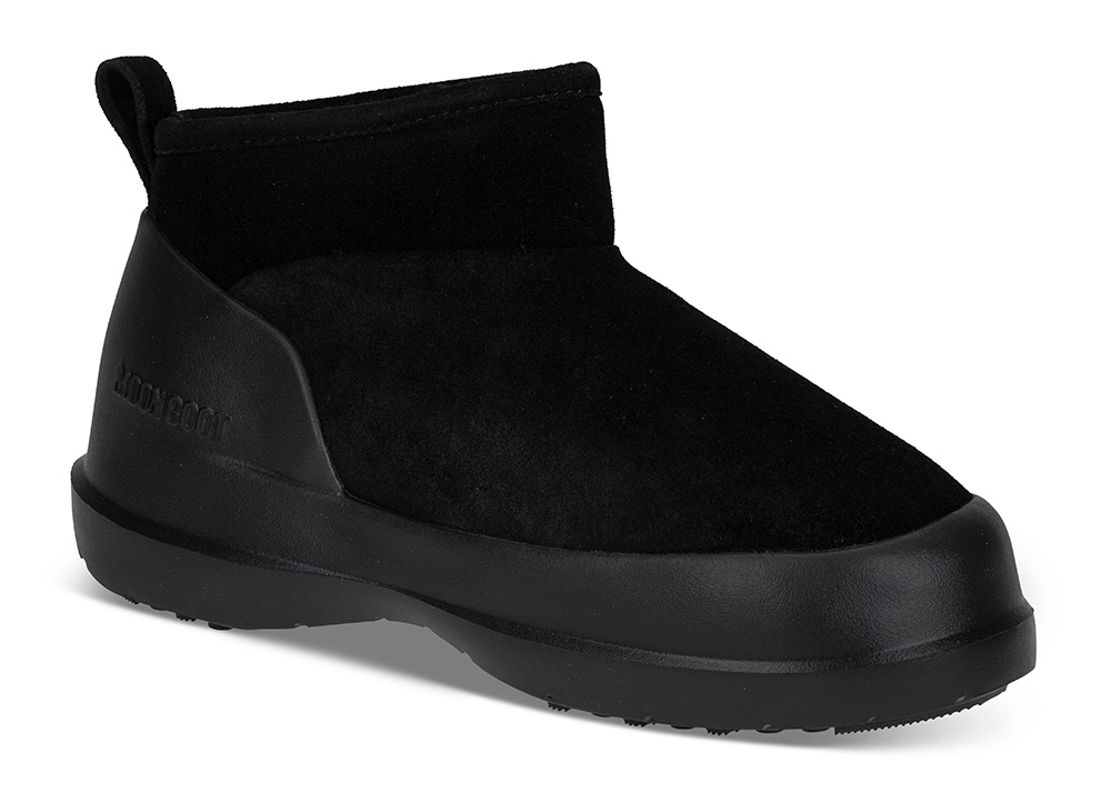 Moon Boot Skolett MB Luna Low sort - Størrelse 36 Vintersko | Damesko i Semsket skinn