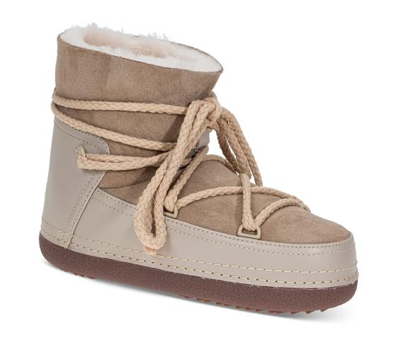 Classic 751017 - Størrelse 36 | Inuikii | | Damesko i Glatt skinn/semsket | Ekte saueskinn | Beige