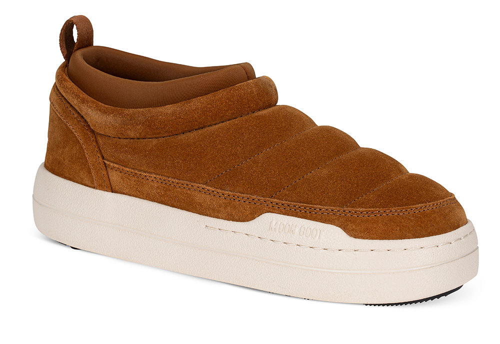 Moon Boot Sneakers MB Park Soft brun - Størrelse 39 Vintersko | Damesko i Semsket skinn | Vannavvisende