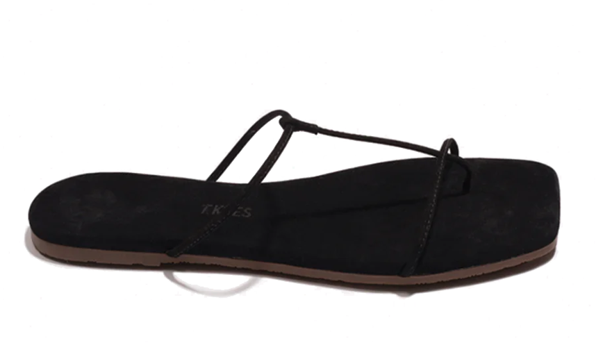 Sandal Chloe sort - Størrelse 37 | Tkees | Sandaler | Damesko i Semsket skinn