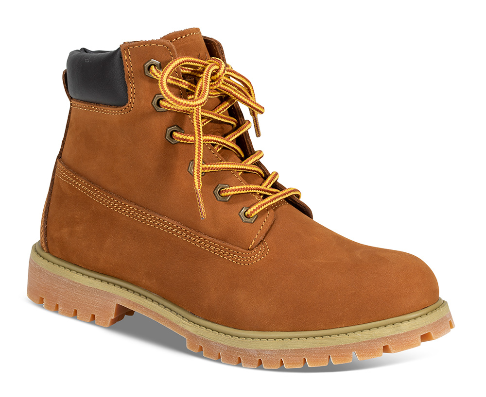 Snøreboot Vannavvisende skolett 20009D - Størrelse 39 Lille Vinkel Sko | Damesko i Nubuck | Brun