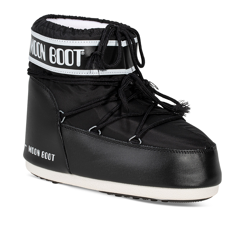Moon Boot ICON Low sort - L Vintersko | Damesko i Tekstil