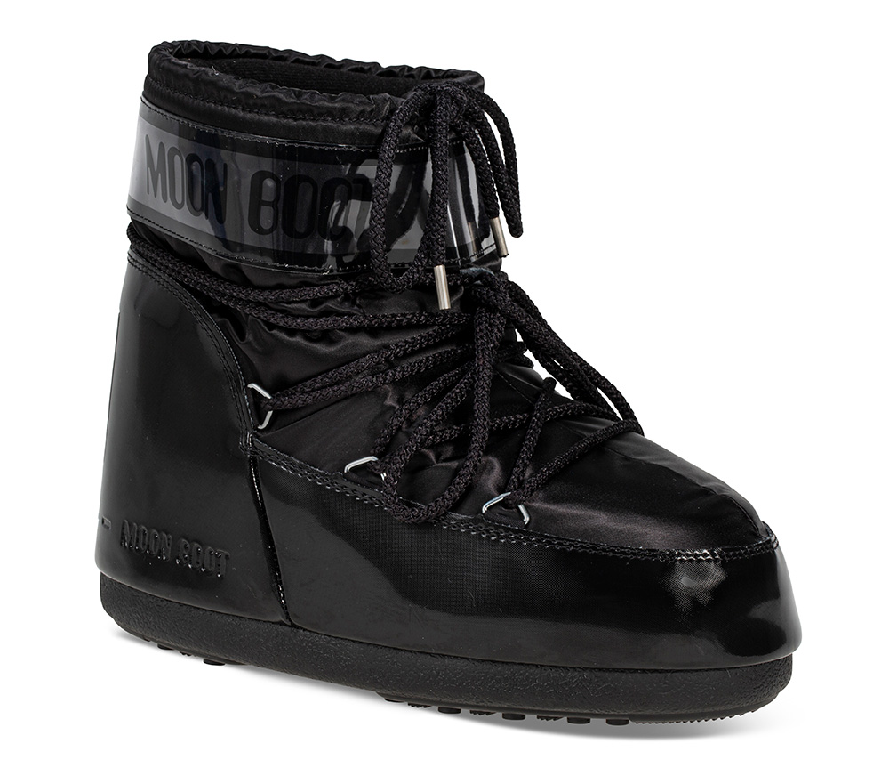 Moon Boot Icon Low Glance sort - M Vintersko | Damesko i Tekstil