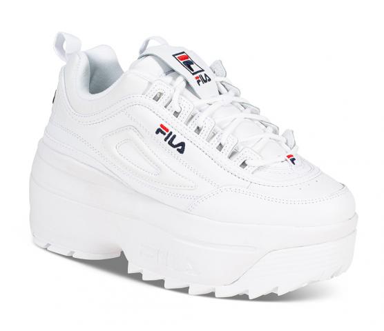 Disruptor Wedge hvit | Lille Vinkel Sko FILA Sko Disruptor Wedge White